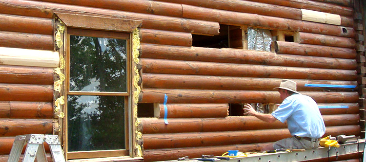 Log Home Repair Suffolk City, Virginia